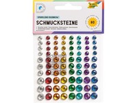 "4 Bis 60X Folia Schmucksteine \"Rainbow\", Selbstklebend, Sortiert Bis 50% Rabatt"