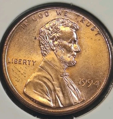 One Cent 1994 Lincoln Cent-"Die Crack Error" USA Mint Error In Stempelglanz#25/4 - Bild 1 von 4