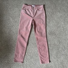 LOFT Pants 6 28 Brown Corduroy The Skinny Mid Rise Stretch Regular Fit Fall New