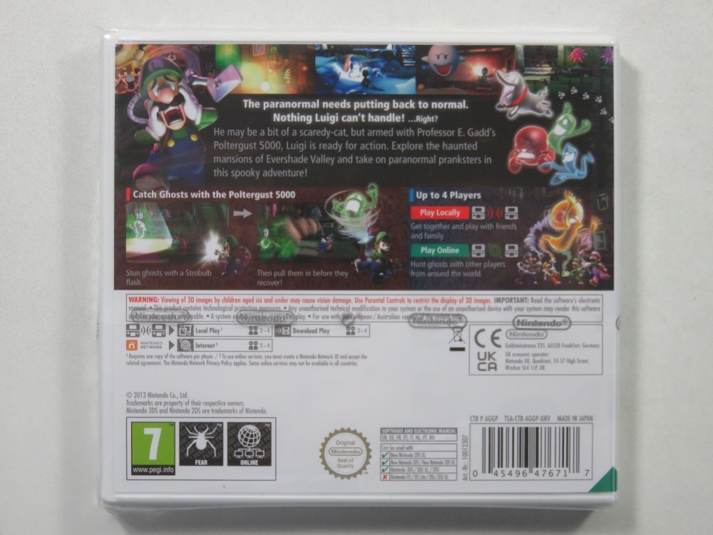 Luigi's Mansion 2 version PAL-UKV Nintendo Selects 3DS neuf scellé - 2