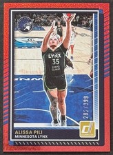 ALISSA PILI 2025 Donruss WNBA Red Shimmer #31 serial #282/399 LYNX Free Shipping