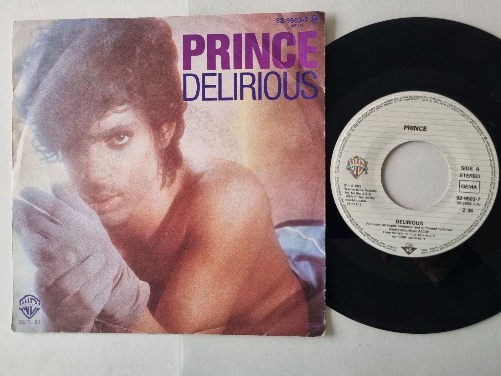 Prince-Delirious-7'' Vinyl-Germany