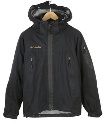 Columbia Titanium Herrenjacke S Schwarz Omni-Tech Wasserdicht Abnehmbar 2in1 I
