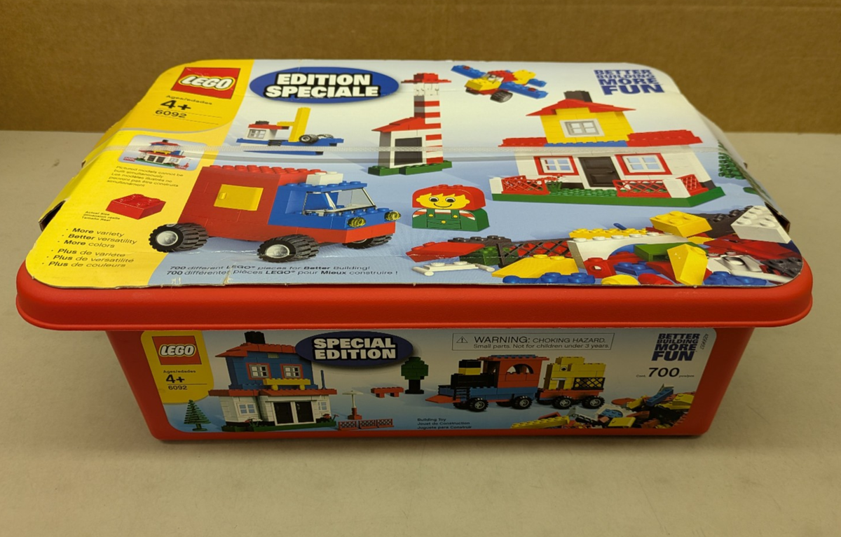 LEGO 6092 Better Building More Fun Tub NEW! RARE! 700 pcs! Doors