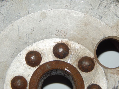 1960's 1970's CZ 250 360 MOTOR ENGINE MAGNETO ROTOR FLYWHEEL STAMPED "360" - Picture 7 of 7