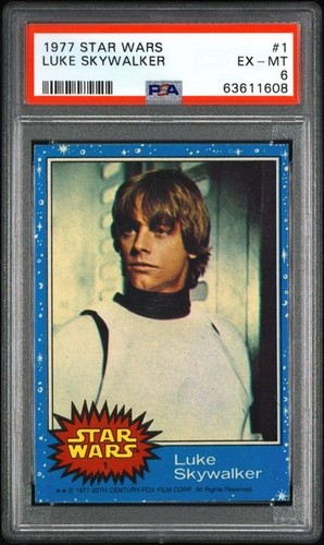 1977 STAR WARS #1 LUKE SKYWALKER PSA 6