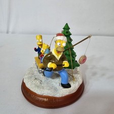 Simpsons Bradford Editions Christmas Ornament Illuminated Titled Mush Homer Mush