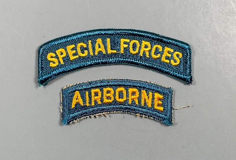 US Army Special Forces & Airborne (with Cut Edges) Patches