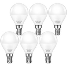 EvaStary Ceiling Fan Light Bulb E12 Candelabra Base, 3000K Warm White 60 Watt...