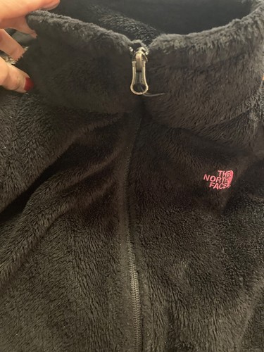 The North Face Osito Jacket Black Pink Breast Cancer Awareness Fleece W-XXL - Picture 3 of 10