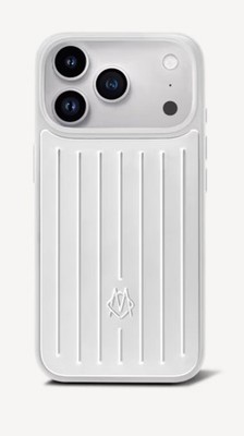 RIMOWA Case For iPhone 17 Pro Max Silver Aluminum Cover Phone Case