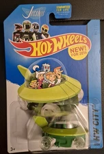2014 Hot Wheels HW City Tooned The Jetsons Capsule car