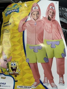 Spirit Halloween Baby Patrick Star Costume - Official SpongeBob SquarePants Pink Jumpsuit