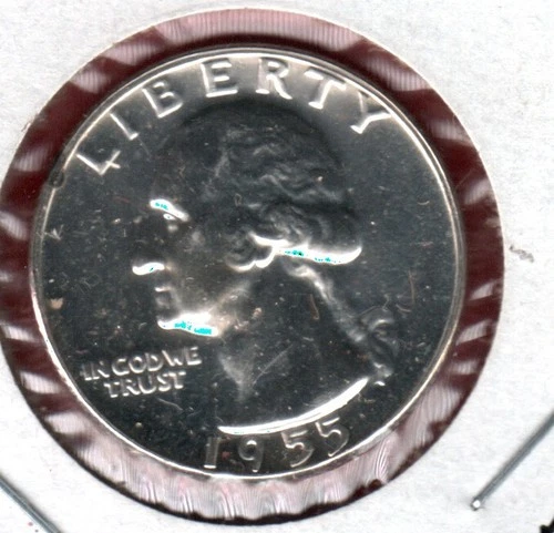 USA QUARTER 1955 P SILVER