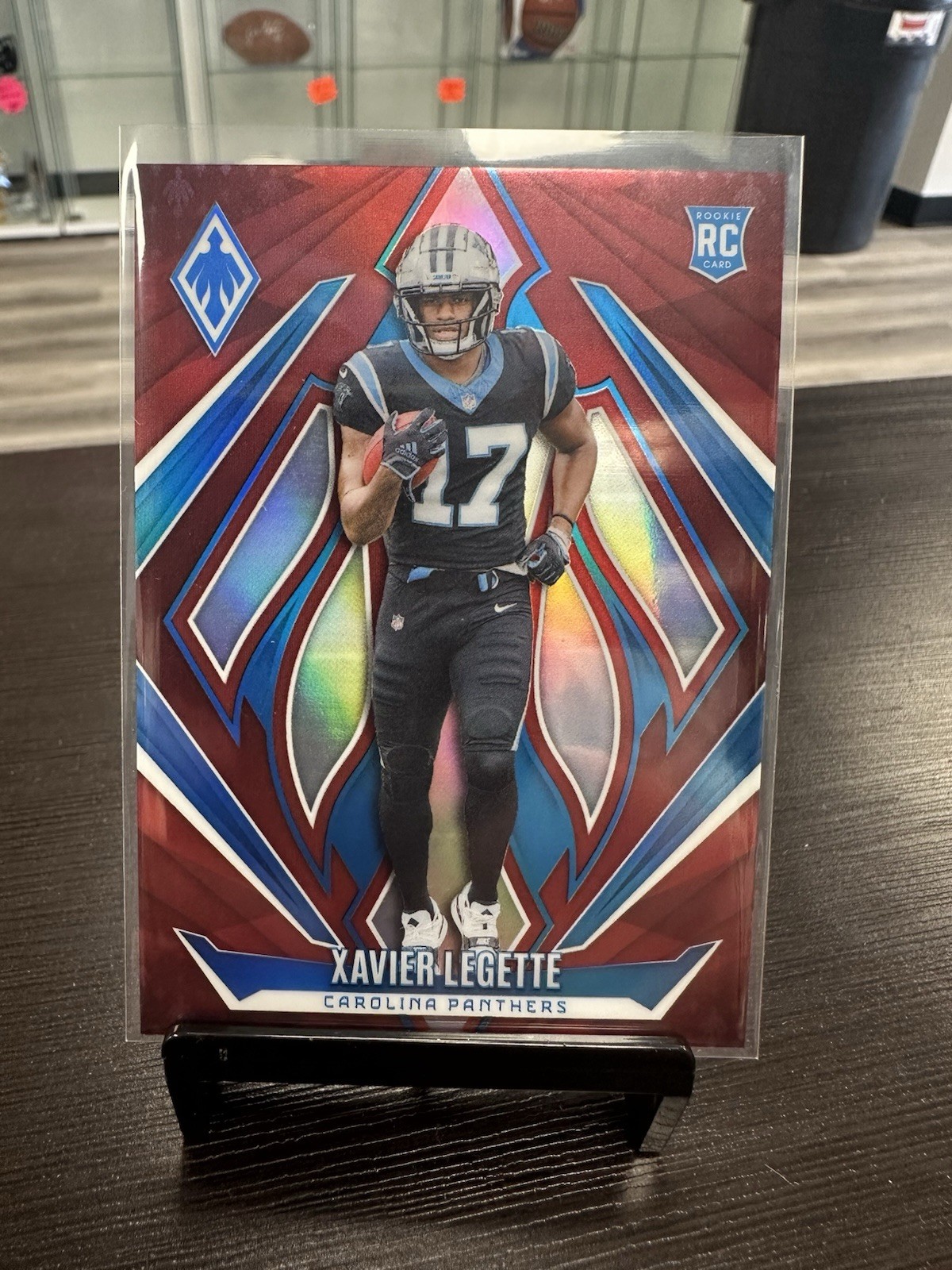 2024 Panini Phoenix Football Xavier Legette Rookie Red /99 #249 AT