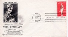 HONORING  AMELIA EARHART - 1963 - DC1672