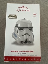 2016 Hallmark Keepsake Ornament Star Wars Imperial Stormtrooper Helmet New