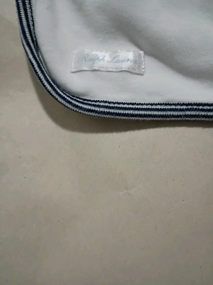 Manta de recepción de bebé Ralph Lauren Teddy Bear 71 Cm X 81 Cm Foto 4 de 4