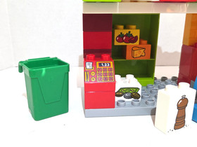 Lego DUPLO Pizzeria 10834 - 100% Complete Set w/ Minifigures Motorcycle & Pizzas