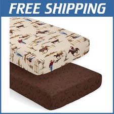Western Theme Baby Nursery Bedding - 2-Piece Set