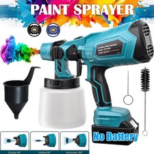 For Makita 18V Electric Cordless Spray Gun Fence Wall Car Paint Sprayer 1000ML