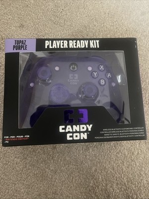 CANDY CON Topaz Purple Base Unit Customizable Wireless Bluetooth Controller New