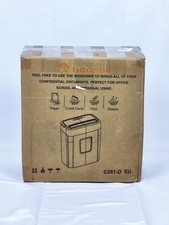 AKTENVERNICHTER C261-D - 6 BLATT - P-4 - SCHREDDER - KREDITKARTE PAPIER  - MwSt