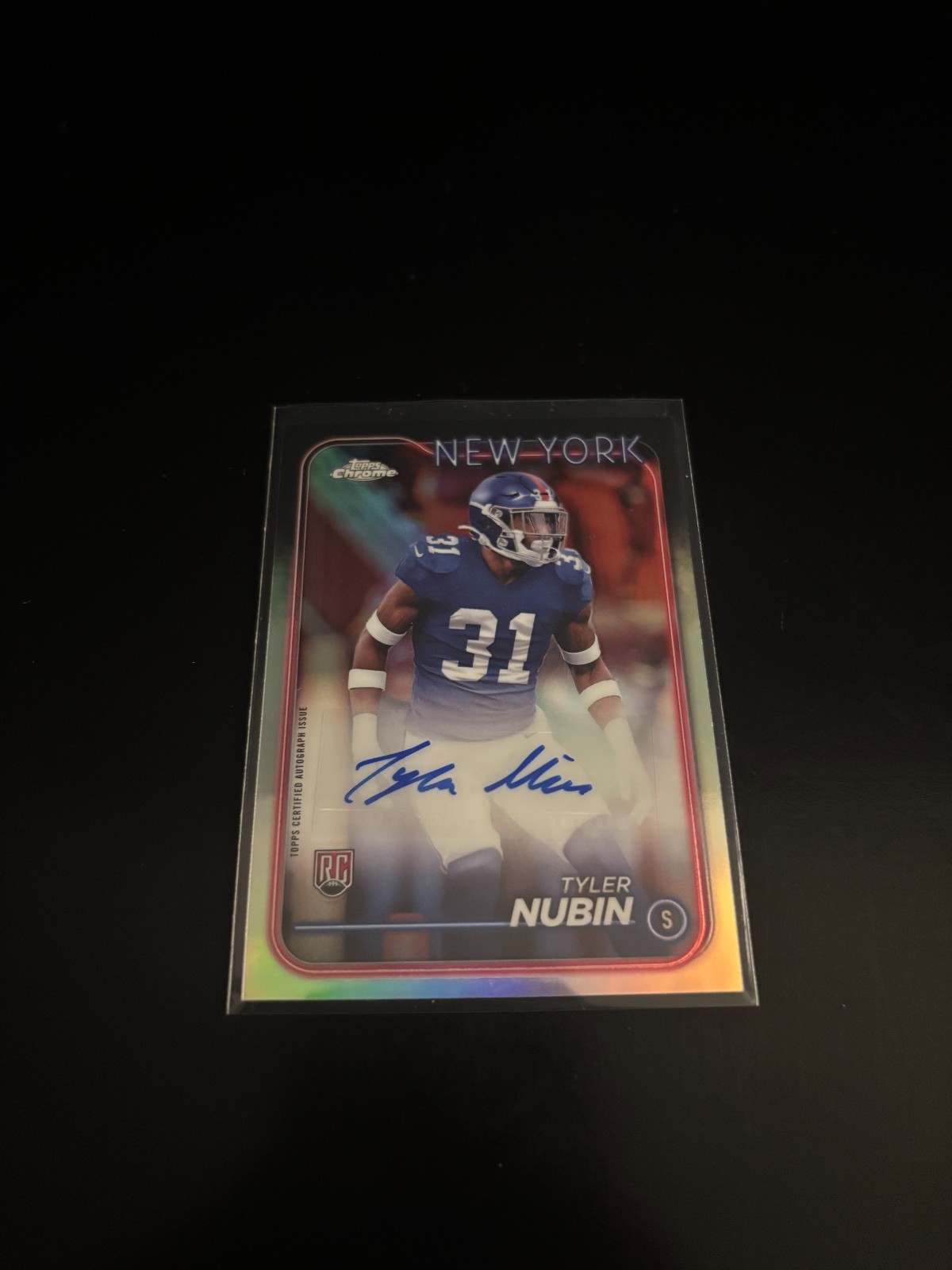 Tyler Nubin Topps Chrome Rookie Autographs Variations #RATNU Base