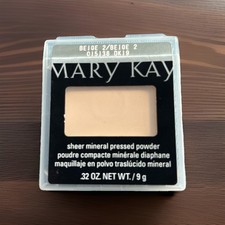 Mary Kay Sheer Mineral Pressed Powder Beige 2 New 015138 Discontinued