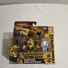 Hasbro Transformers WFC Buzzworthy Bumblebee & Spike Witwicky Set