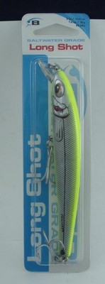 Pradco Crankbait Bomber BSWLS5437 Long Shot Farbe Blue Mackeral 5''
