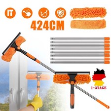 4,2m Teleskop Fensterwischer Abzieher Set, Fe...