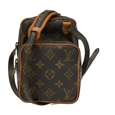 LOUIS VUITTON Mini Amazon Shoulder Bag Monogram Leather Brown M45238 70KB536