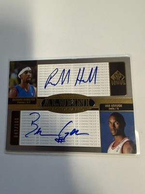 2005 SP SIGNATURE Richard Hamilton BEN GORDON Auto 42/100 JERSEY # MATCH FM