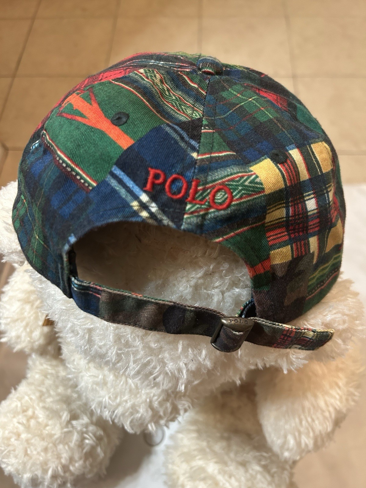 Polo Ralph Lauren Patchwork Multicolor Adjustable… - image 3
