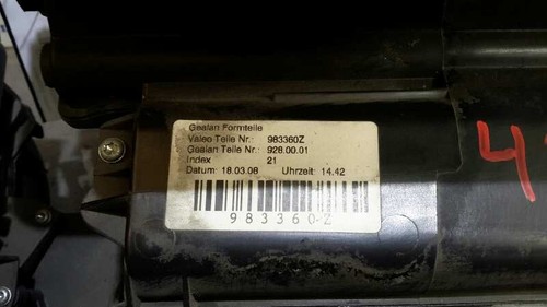 64119181170 BLOC DE CHAUFFAGE COMPLET / 937112 POUR BMW SERIE 1 BERLINA E81/E87 - Photo 5/10