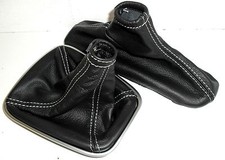 Alfa Romeo Giulietta 940 Schaltsack Bremse Leder Schwarzen Nähten Grau