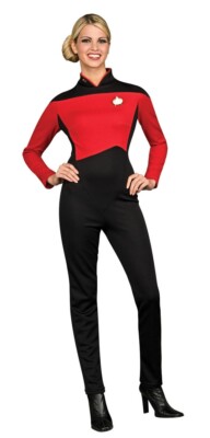 Star Trek Ladies Red Jumpsuit Next Generation | eBay