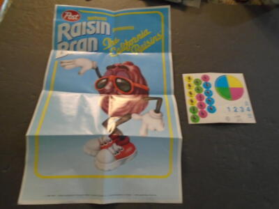 California Raisins Post Vintage Advertising for Post Raisin Brand California Raisins Board Gam ...