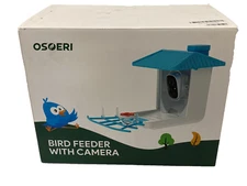 Osoeri Smart Bird Feeder with Camera, HD Video, AI Bird Recognition, Solar Power