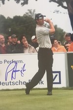 12) Padraig Harrington signiert Golf Großfoto Unterschrift Autogramm signed