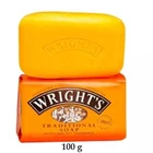 Wrights Coal Tar Soap 100g Bars Traditional Antiseptic All Skin Types Wright's
