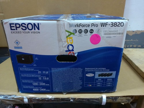 Epson WorkForce Pro WF-3820 Wireless All-in-One Printer - Picture 7 of 10