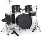 22" Adult Drum Set, 5-Piece Full-Size Beginner Drums Kit w/Cymbal Stands, Hi-hat