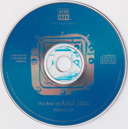 Various Best Of Acid Jazz Volume III UK CD 1996 17 tracks Goldbug Snowboy - Imagen 4 de 4