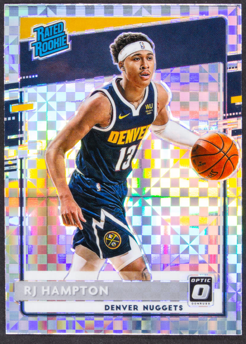 2020-21 RJ Hampton Panini Donruss Optic Checkerboard Prizm #174 RC