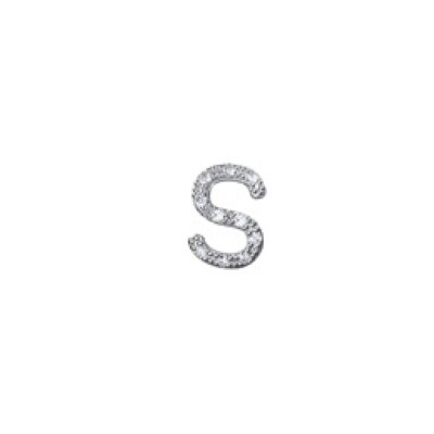 Ciondolo lettera B con diamante - Il Bello Del Lusso