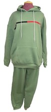 Men's Hoodie Jogger Set Green Size L