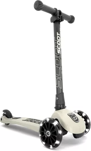 Scoot & Ride - Highwaykick 3 Children Adjustable Ash LED Standing Scooter