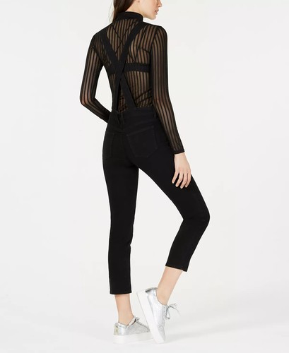 Dollhouse Juniors’ Skinny Denim 0, Black, 0 - 第 2/2 張圖片